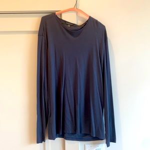 JV Collection modal/cotton blend LS shirt